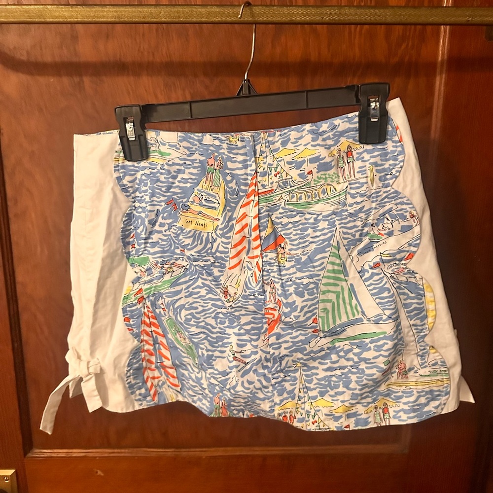 Lilly Pulitzer You Gotta Regatta Skort size 4